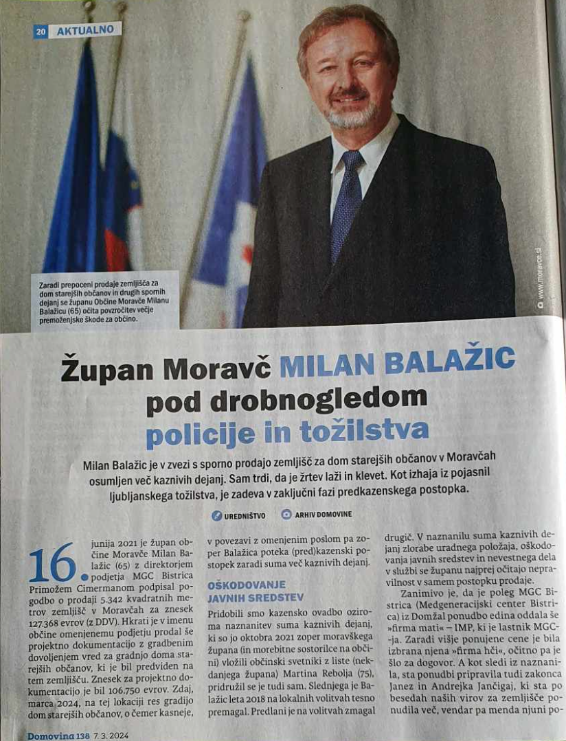 TOŽILSTVO JE NA POSTAJO POLICIJE KAMNIK POSLALO URGENCO